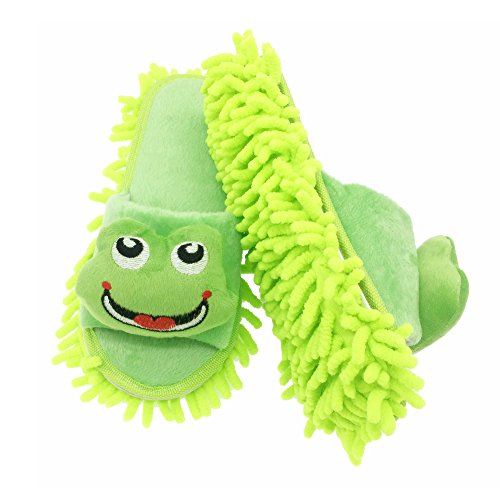 Image of Selric Super Chenille Microfiber Washable Mop Slippers Shoes, Detachable Mopping Shoes, Floor Dust Dirt Hair Cleaner, Multi-sizes Multi-Colors Available