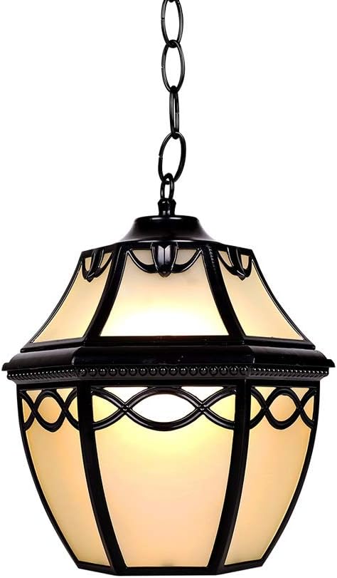 Outdoor Lanterns Lamp E27 Vintage Lights European Retro Villa External Waterproof Ip65 Ceiling Lighting Chandelier Industry Rust Aluminum Patio Vineyard Community Decoration Fixture Flus