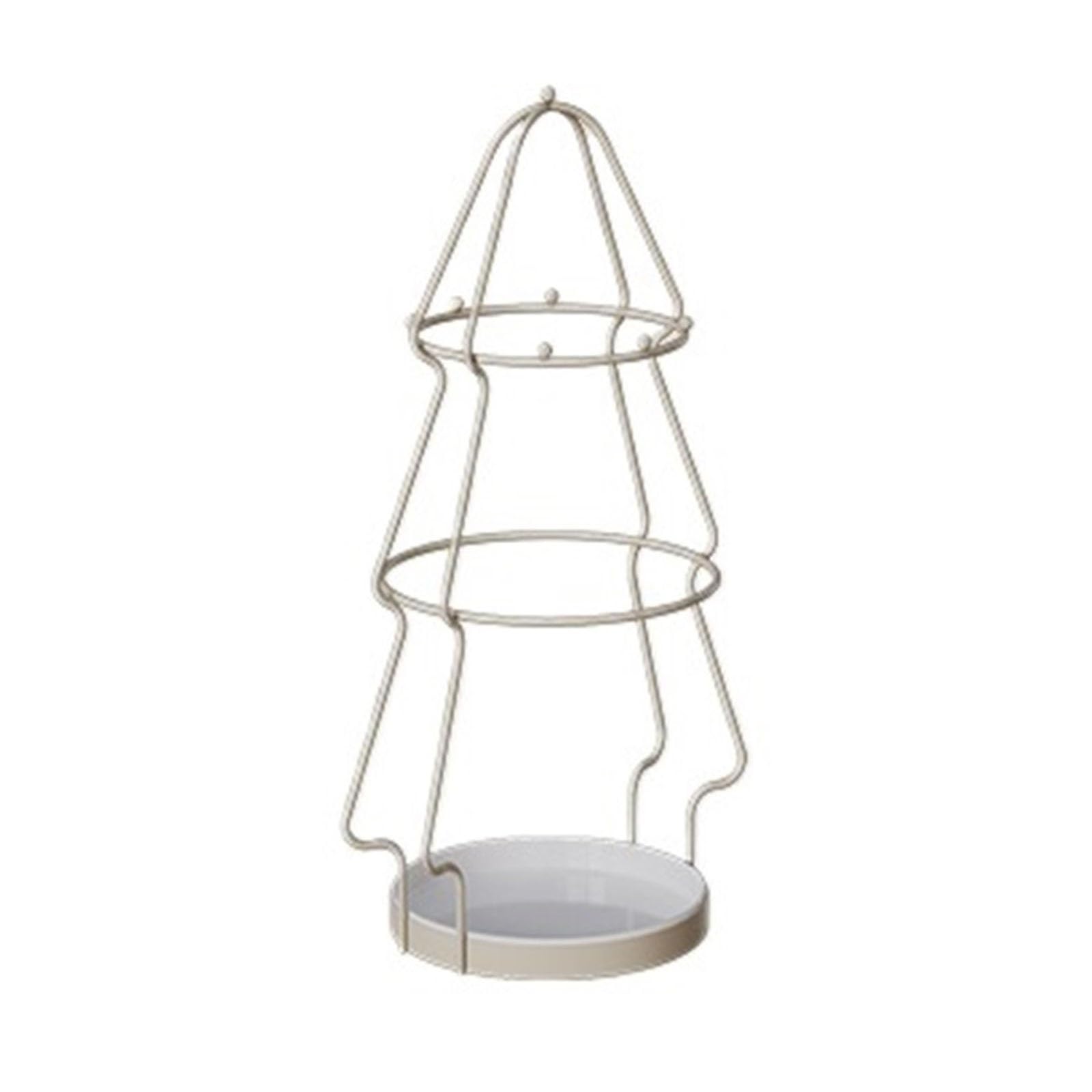 CJHFR472SG Umbrella Rack Modern Large Umbrella Holder, Metal Stand with Hooks Office(Beige)