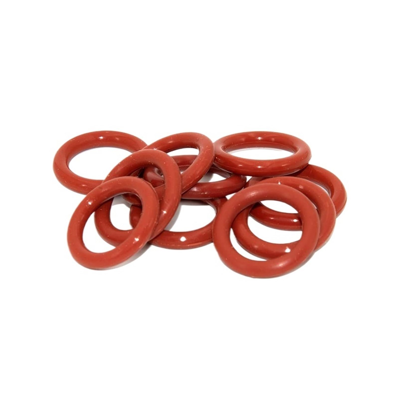 Silicone Rubber O Ring VMQ O-Ring Seal Rings Gasket, For Hydraulics And Pneumatics Sealing,Faucet,Automobile,Pump CS 2.65mm(Red,ID 16MM (50PCS)_ 2.65MM
