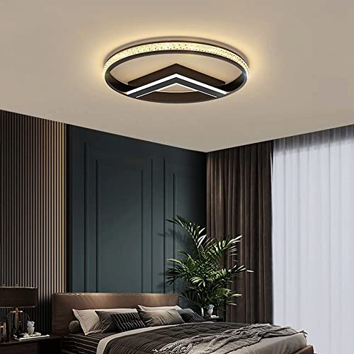 Plafonnier LED géométrique dimmable avec télécommande pour salon - 3