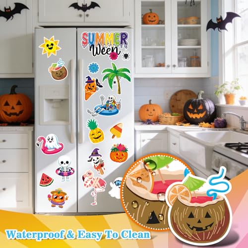 Imanes de refrigerador AnyDesign 18 piezas Summerween miniatura 4