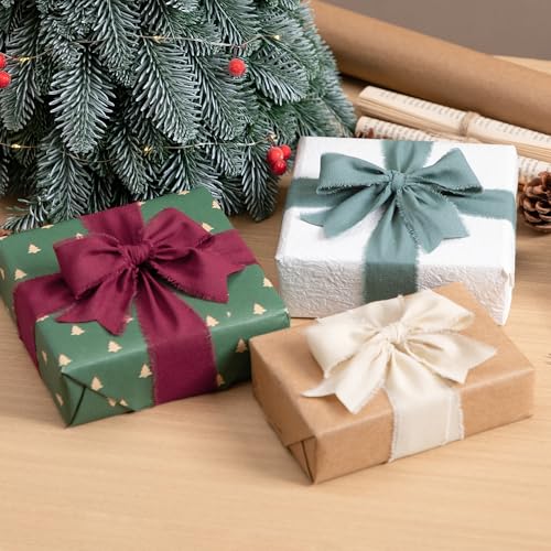 Premium Handmade Cotton Fringed Ribbon – 1.5-Inch x 15 Yards for Crafting, Floral Arrangements, Weddings, and DIY Decor 4 Premium Handmade Cotton Fringed Ribbon – 1.5-Inch x 15 Yards for Crafting, Floral Arrangements, Weddings, and DIY Decor - Image 3