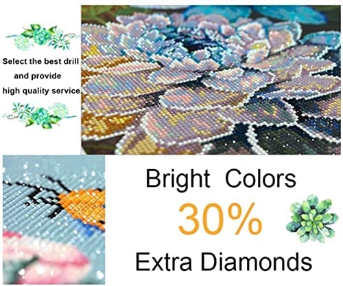 Kit De Peinture Diamant 5D Bébé Hibou 30x40 Cm - Art Du Diamant Pour Adultes Débutants, Outils Inclus - 2
