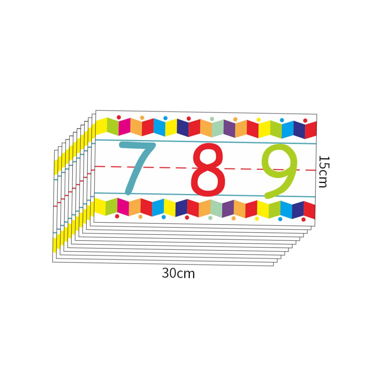 Angoily Letter Learning Wall Decals Number Stickers Kids Room Decor Classroom Wall Stickers Set