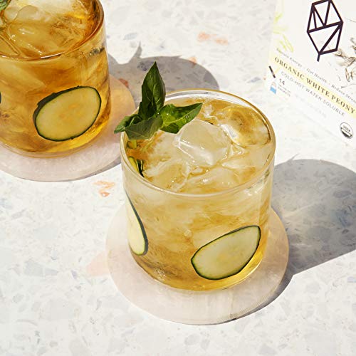 Pique Organic White Peony Tea Crystals - Antioxidants For Radiant Skin, Immune Support, Fujian Chinese Caffeinated Tea - 14 Single Serve Sticks (Pack Of 1) #TOP6