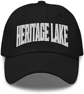 Heritage Lake Baseball Cap Heritage Lake Dad Hat Indiana in Hat Embroidered Souvenir