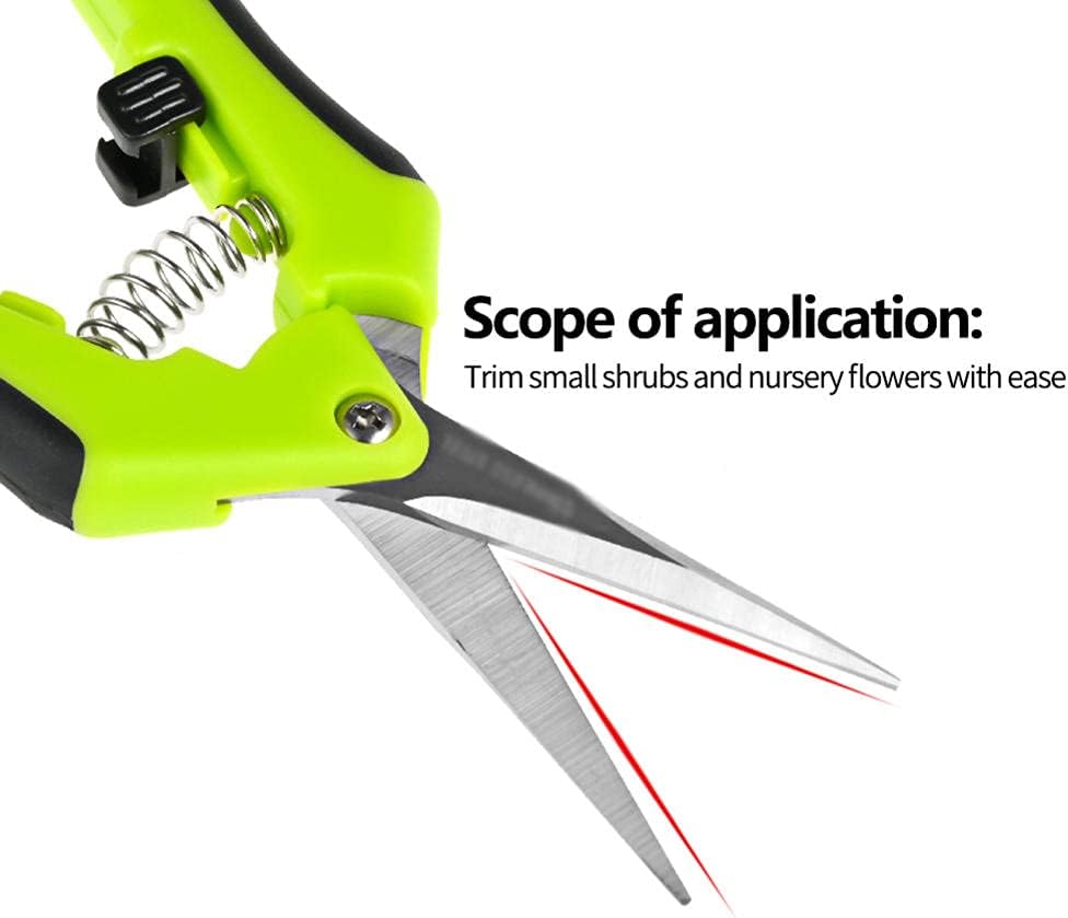 Garden Pruning Shears Stainless Steel Pruning Tools Hand Tools Scissors Cutter Fruit Picking Weed Home Potted Branches Pruner