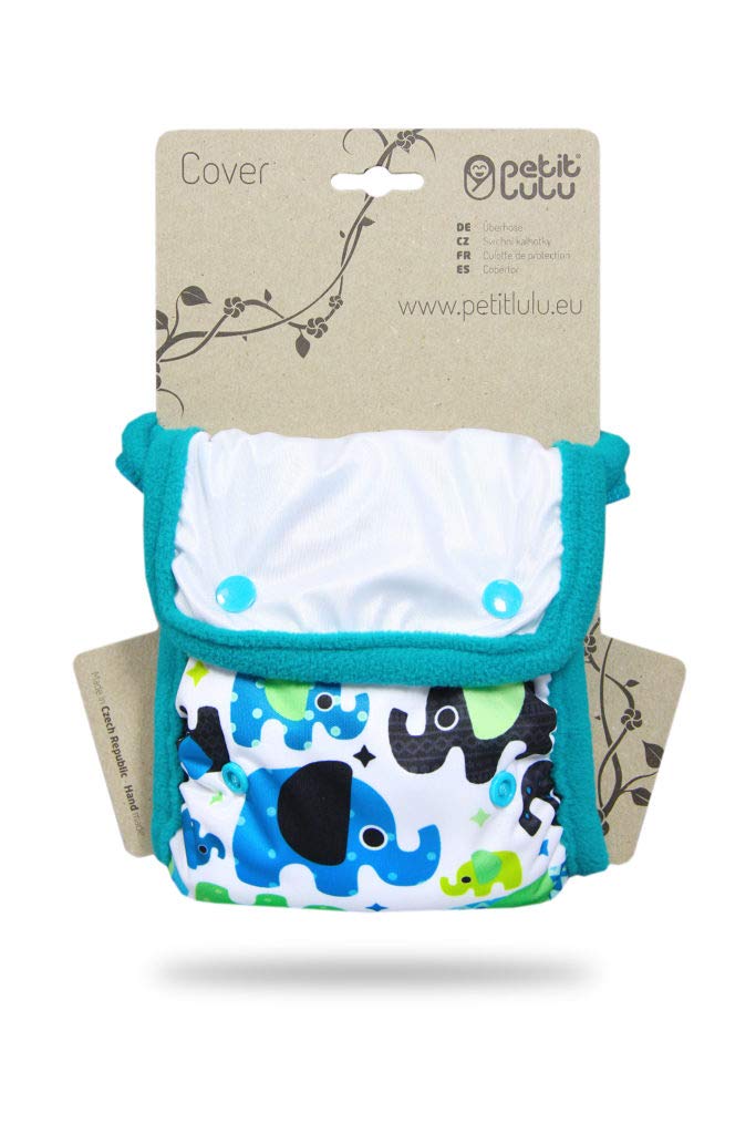 Petit Lulu Minimal Windel AI2 Windelfrei (Baby Elefanten (blau))