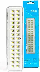 Luminária de Emergência LED 30 Leds 2W, 110V/220V, Bateria Recarregável com Autonomia de até 6 Horas, Luz Branca Fria para Falta de Energia