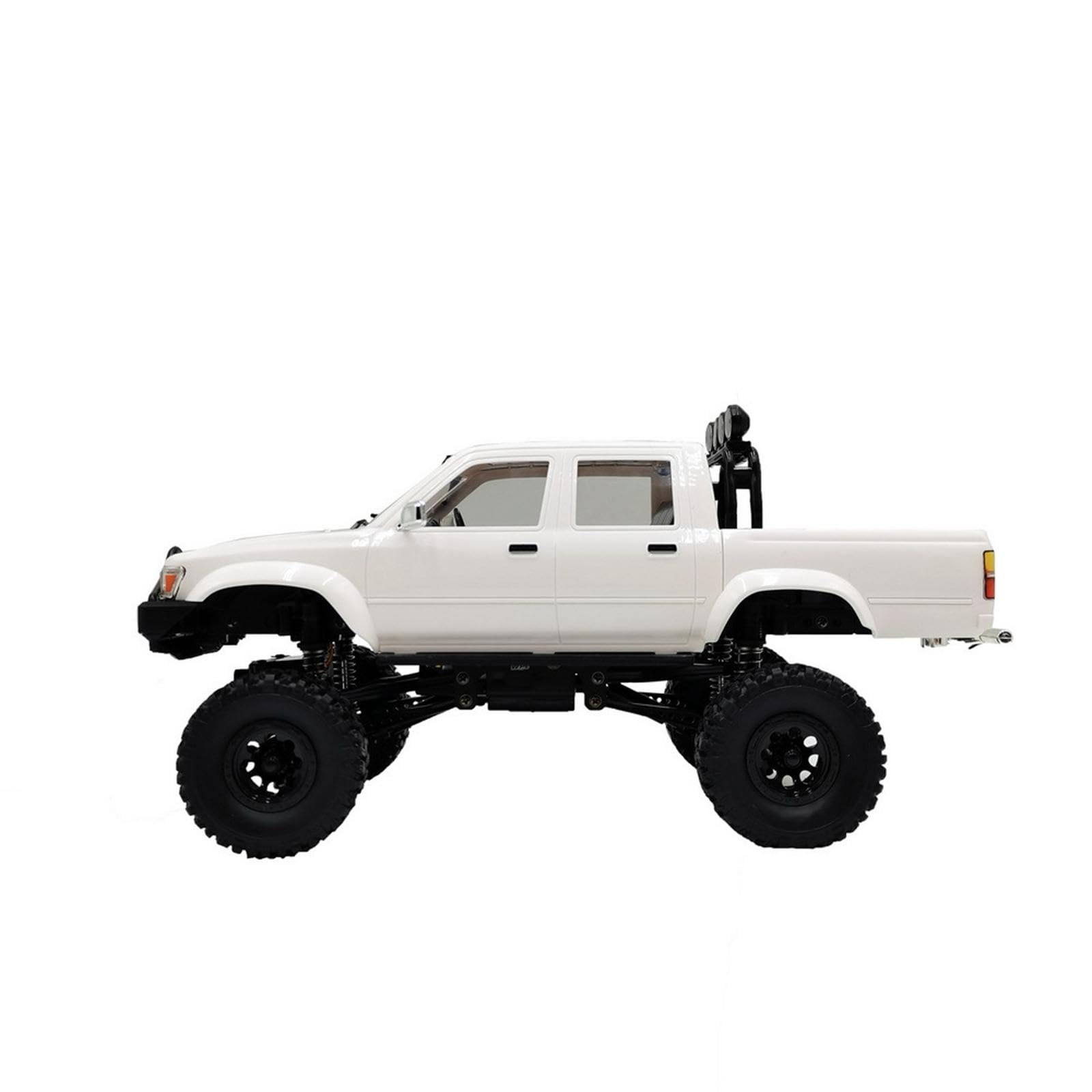 Coche Teledirigido -1 a Escala 1:16, Todoterreno Eléctrico 4x4, 10 Km/h, Recargable, de Alta Velocidad, para Barro, Piedras, Y Playa, 2 baterias
