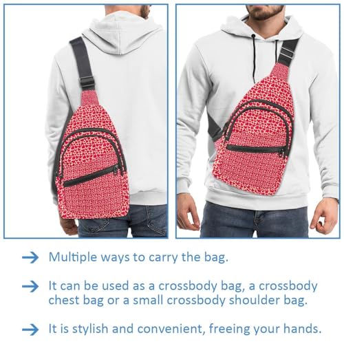 Bolsa de pecho para mujer Palmetto impermeable con estampado para senderismo y rutas 2