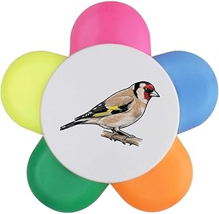 Azeeda 'Colorful Goldfinch' Flower Shape High...