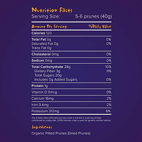 Image of Looney Pruney Organic Pitted Dried Prunes for the Entire Family | Always California-Grown | Kosher | No Added Sugar & No Preservatives (12 pack)
