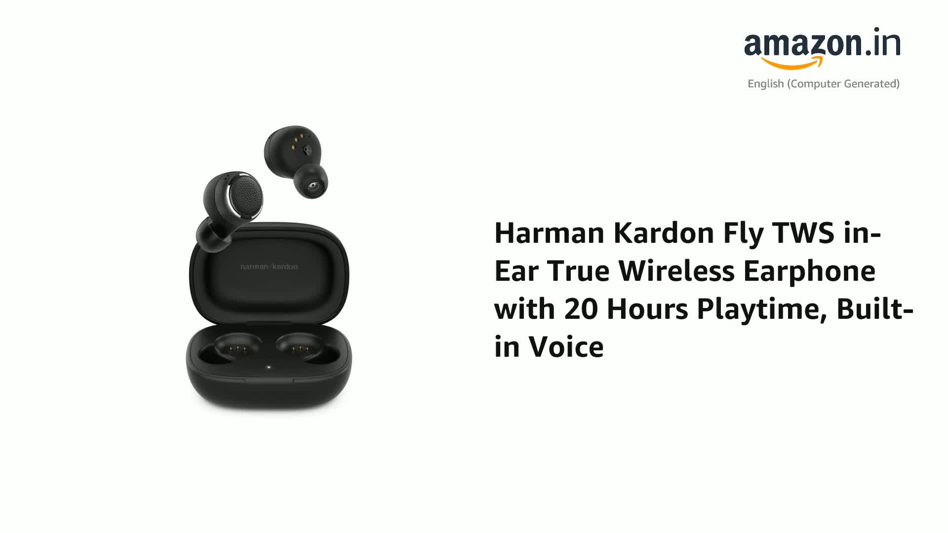 Watch Harman Kardon Fly TWS in-Ear True Wireless Earphone with 20