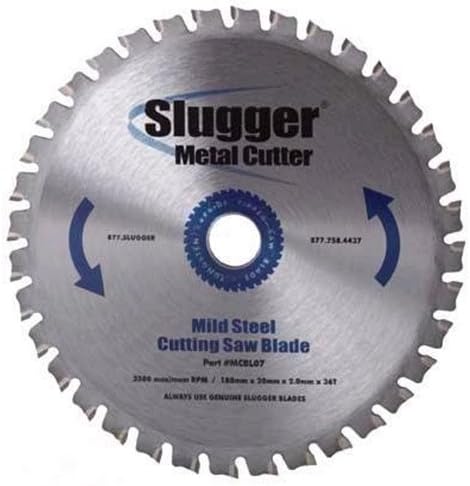 Jancy MCBL07 7" Diameter 36T Slugger Mild Steel Cutting Replacement Saw Blade