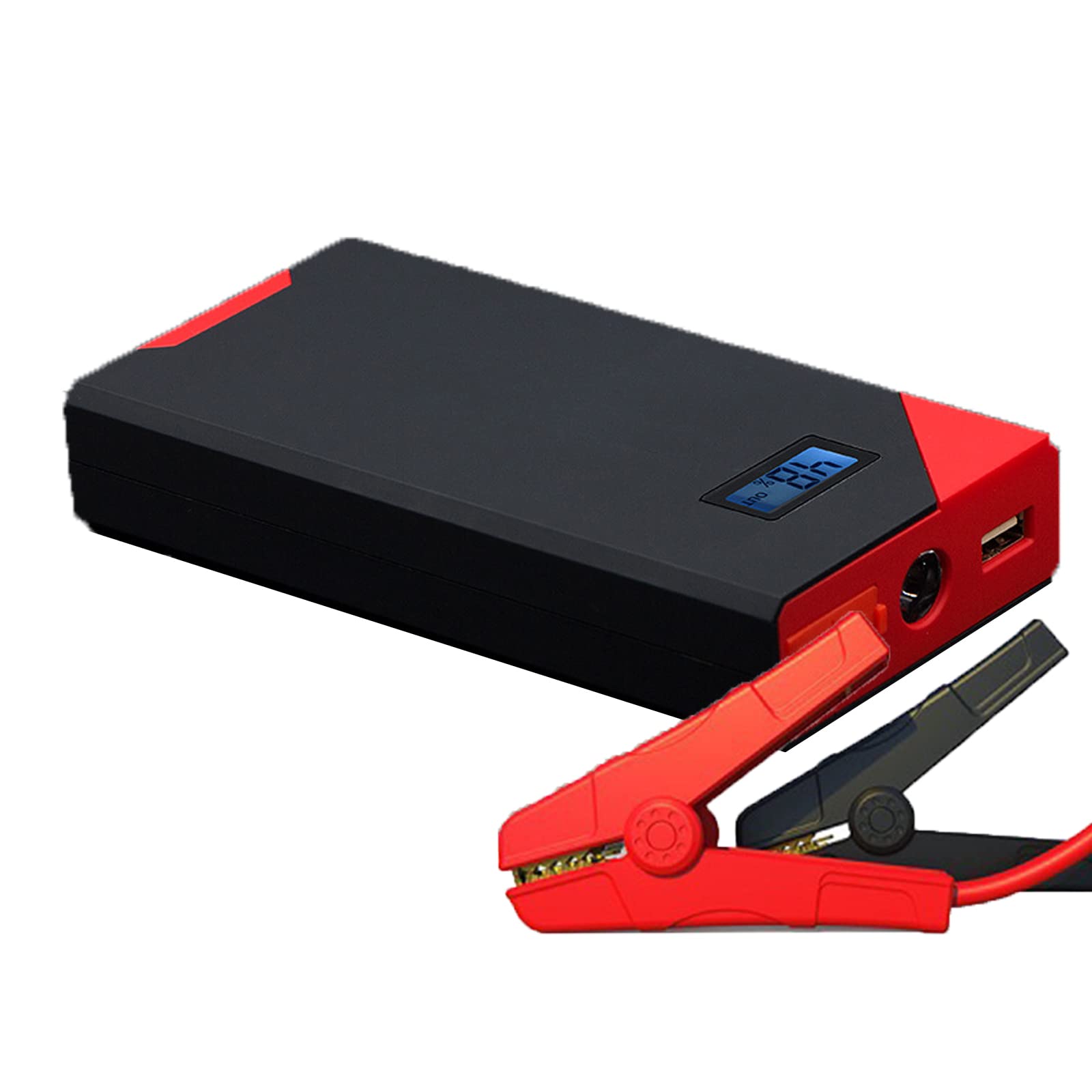 Arrancador de batería portátil para Coche, 800 A, 12 000 mAh, para Motores de Gasolina de 6 L y diésel de 3 L, con Carga rápida USB para Camiones y SUV.