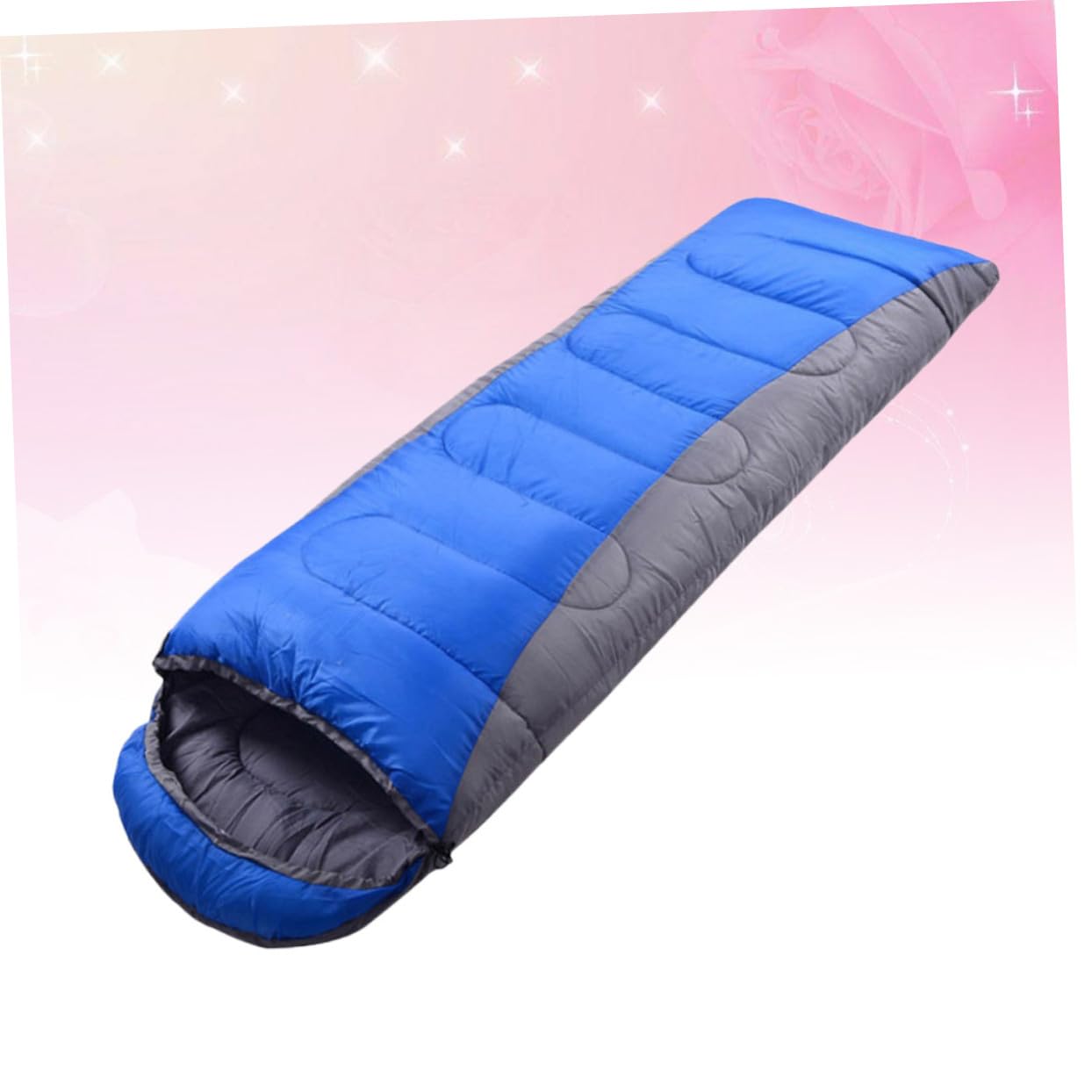 Ambiance Noël de Couchage d'hiver Épais Outdoor Camping Adulte Bleu