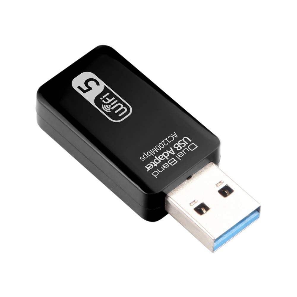 Adaptateur USB sans fil double bande Carte réseau WiFi 2.4G 5G Interface hôte AC1200Mbps USB3.0