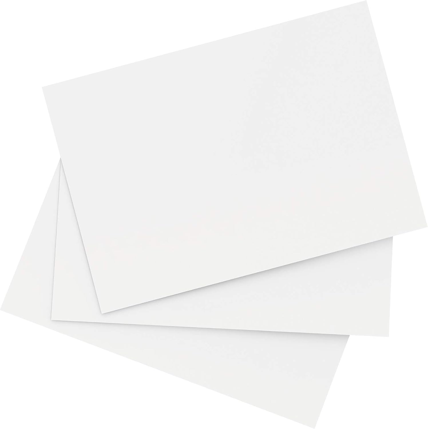 Bliss Collections Blank Card Stock, 5 x 7 Pack of 100 Heavyweight Cover Stock or Cardstock, 100 LB, Smooth White 96 Brightness, Best for Index Cards, Flash Cards, School Art Projects, Made in the USA : Office Products
