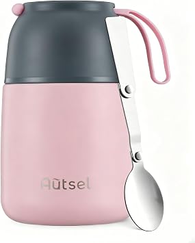 500ml Food Flasks for Hot/Cold Food, Stainless Steel soup flask