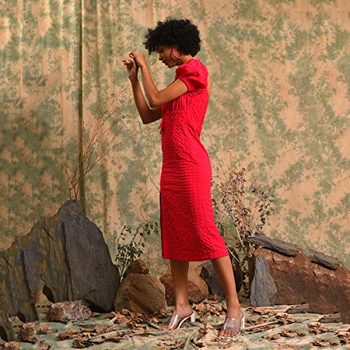 Image of PINACOLADA Women Stylish Casual Midi Dresses