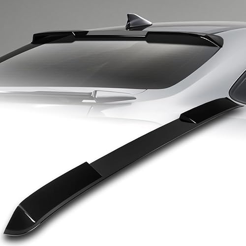 Q1-TECH, Rear Window Roof Spoiler Compatible with Toyota Corolla Sedan Only (2020-2023), ABS Rear Window Roof Visor Spoiler Wing, Pearl Black