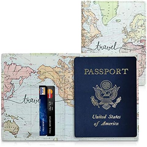 kwmobile Funda para Pasaporte de Cuero sintético Cover