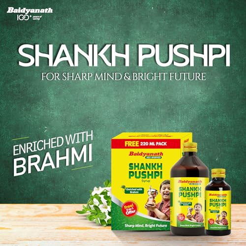 Image of Baidyanath Shankhapushpi Sharbat - 450 ml with Free Sharbat - 220 ml