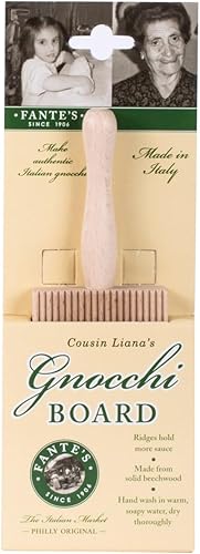 Miniatura 3 de Fantes - Tablero de ñoquis madera de haya 8 pulgadas el mercado italiano original desde 1906