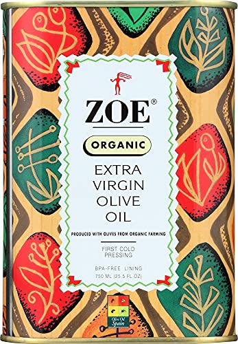 Zoe Organic Aceite de oliva extra virgen 750 ml x6