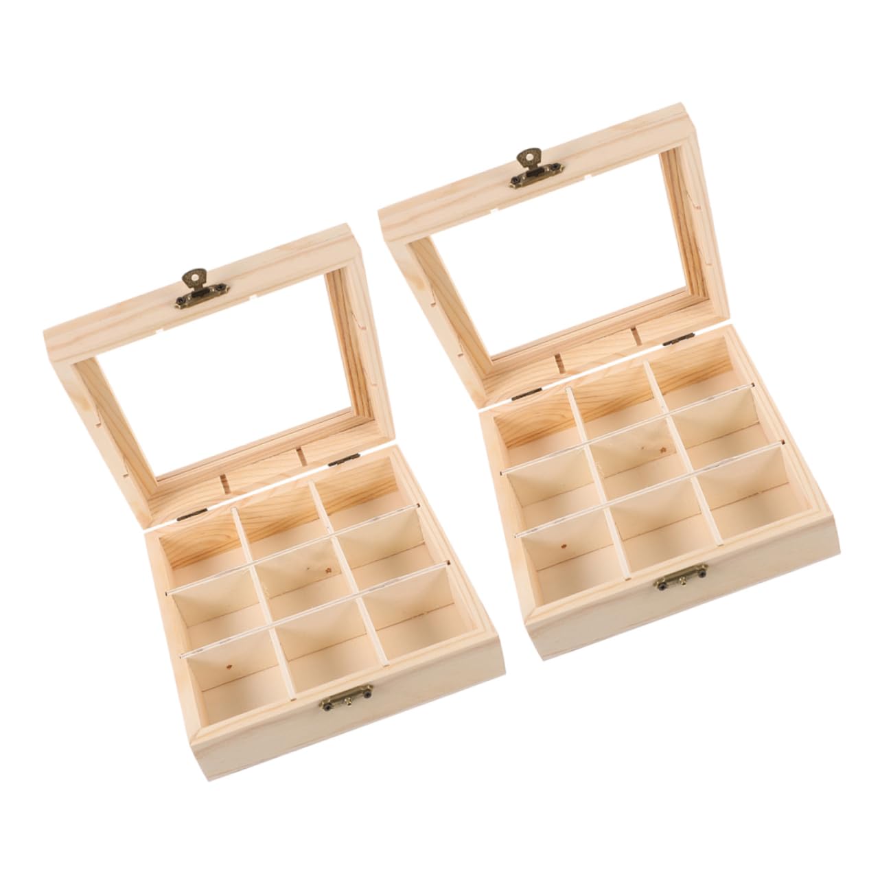 6 Pezzi Scatola Di Immagazzinaggio Bustina Di Tè Scatole Di Immagazzinaggio Caffè Organizzatore Supporto Della Bustina Di Tè Tè Organibustina Di Tè In Legno Organizzatore Tè Amosfun