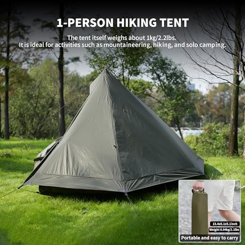 Carpa de camping ultraligera TENPLAY 2.0 para 1 persona miniatura 7