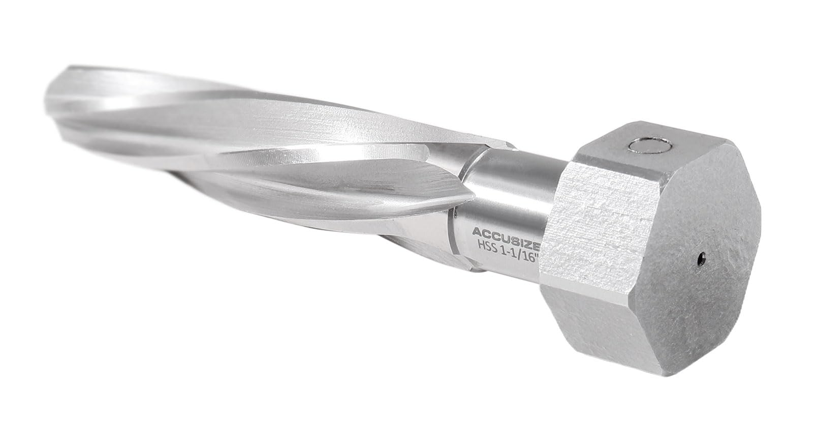 Hss Aligning Reamer - 1-1 16" Diameter 5" Flute 7" Oal Hex Shank