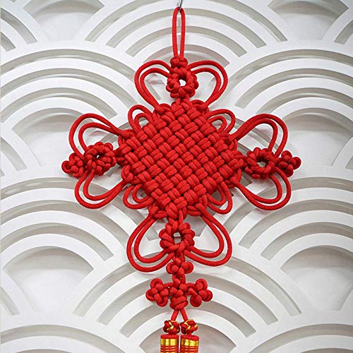 Decoraciones de Año Nuevo nudo chino hecho a mano para colgar en puertas y salones 5