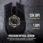 Corsair Harpoon PRO RGB Wired Lightweight FPS/MOBA Gaming Mouse – 12,000 DPI – 6 Programmable Buttons – iCUE Compatible – PC, Mac, PS5, PS4, Xbox – Black - Image 5