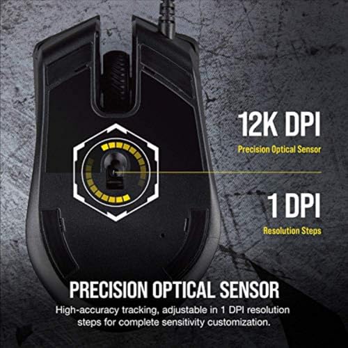 Corsair Harpoon PRO RGB Wired Lightweight FPS/MOBA Gaming Mouse – 12,000 DPI – 6 Programmable Buttons – iCUE Compatible – PC, Mac, PS5, PS4, Xbox – Black by Corsair - Image 5