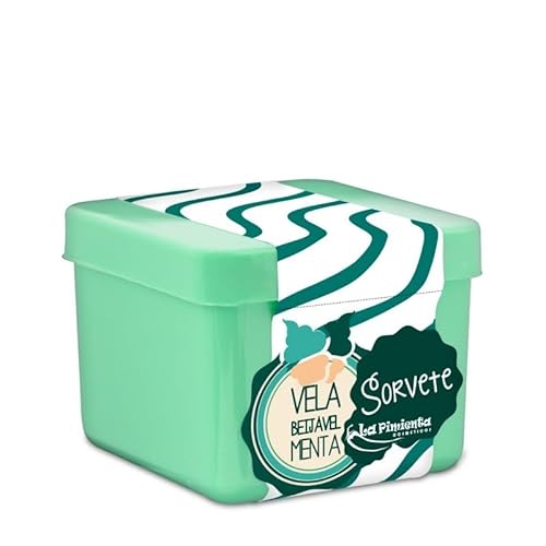 Vela Aromática Perfumada de Massagem Beijável Gelada Sorvete - 50g, La Pimienta