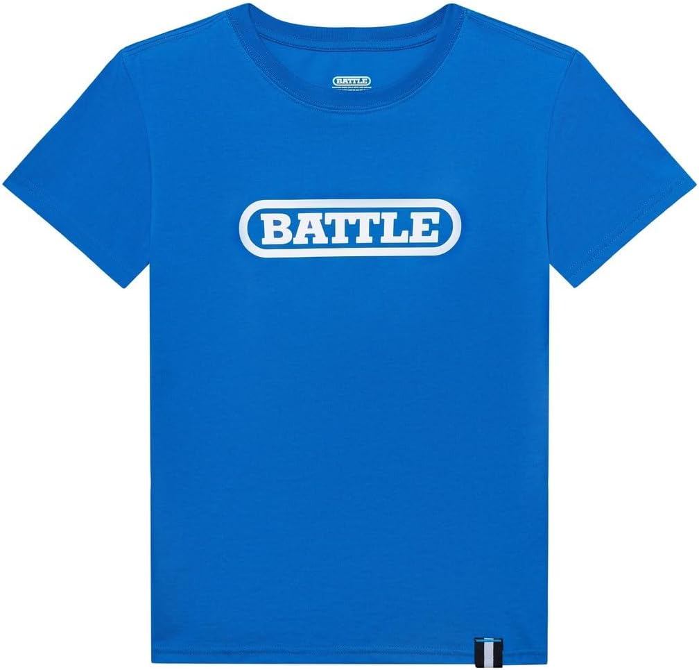 Battle Sports Youth Classic Cotton T-Shirt, Standard Fit, Premium Logo Print
