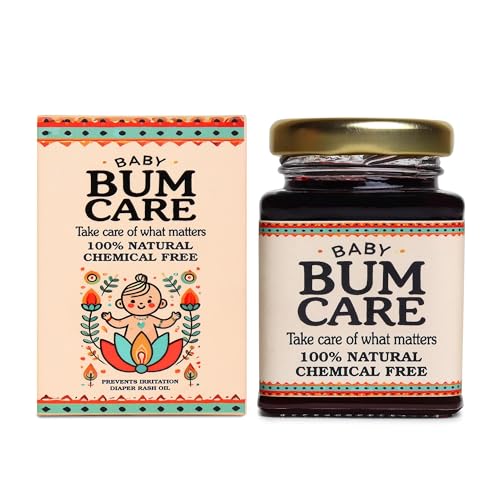 Image of Diaper rash oil Baby bum care | Soothes Skin Irritation & Redness | No Chemicals | Paraben-Free | Ayurvedic & 100% Natural | Dermatologically Tested | 60ml