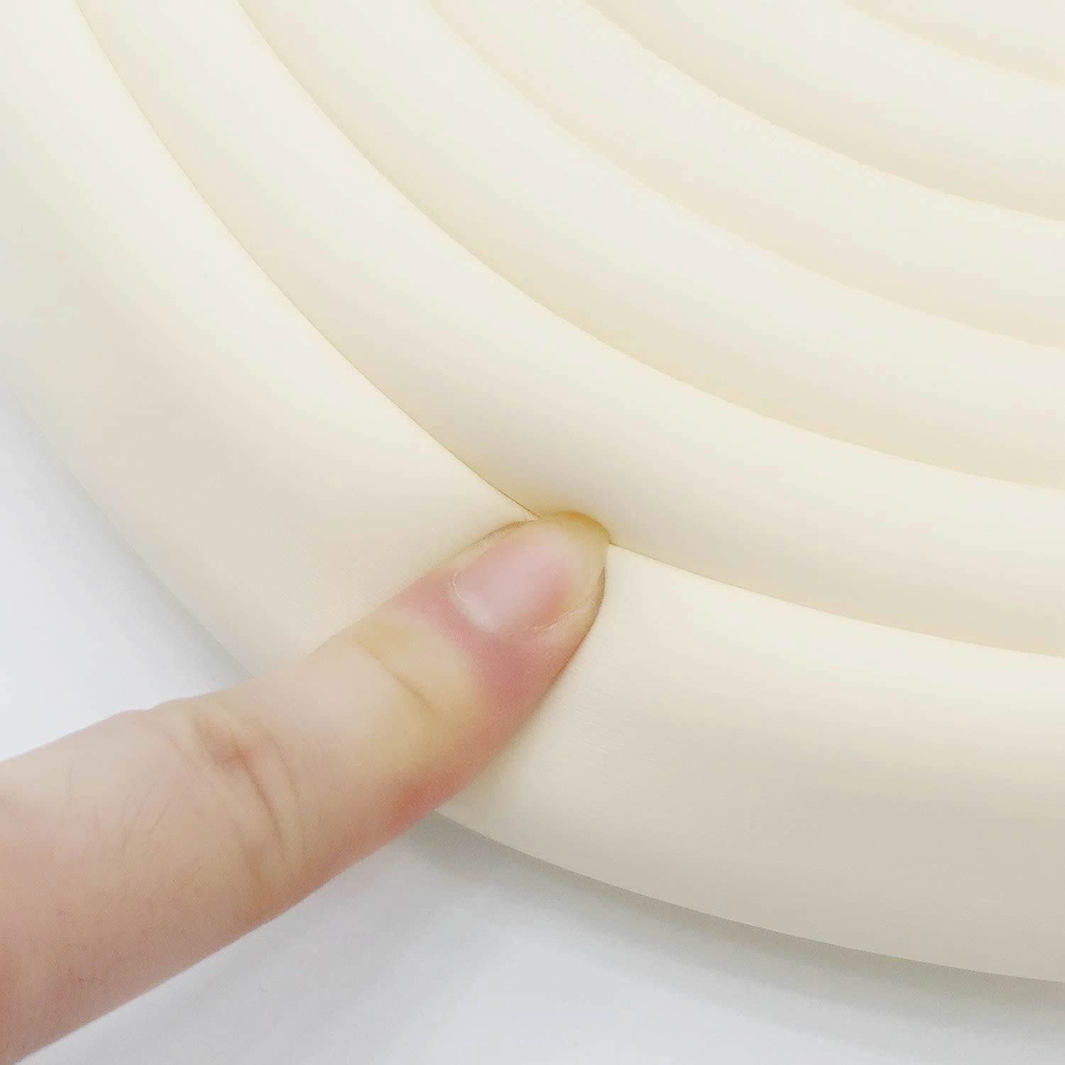 20M Protezione Bordi L-Forma Protezioni Antispigolo in Schiuma Sicurezza dei Vostri Bambini, Striscia Paraspigolo Spigolo, Extra Spesso Bordi Protezione, 4x5m, Off-Bianco KXD7000 Off-White