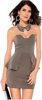 فستان مستورد من هنادي، لون رصاصي