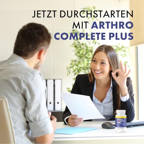 Arthro Complete Plus - Maxi-Pack für Männer und Frauen | 90 Kapseln Inhalt pro Dose - (5)