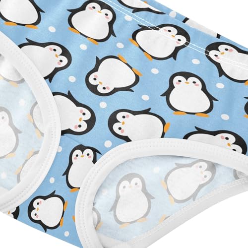 Little Girl Underwear Toddler Panties Kids Undies Penguin Soft Cotton Briefs 2T-8Y4
