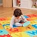 Battat – 82 Pieces Foam Alphabet Floor Mat – Large 55x65in Interlocking ABC Puzzle Mat – Floor Puzzle with Removable Shapes for Babies & Toddlers – 0 Months