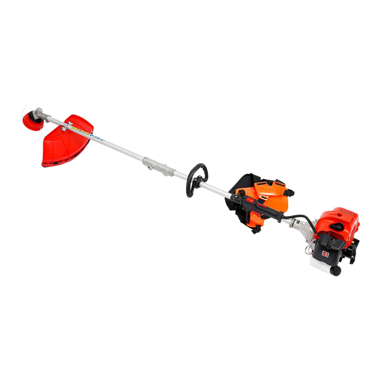 Cortasetos de gasolina 4 en 1, motor de 2 tiempos, 6500 rpm, cortacésped, motosierra multifunción, para jardines, parques, patios, césped, malas hierbas