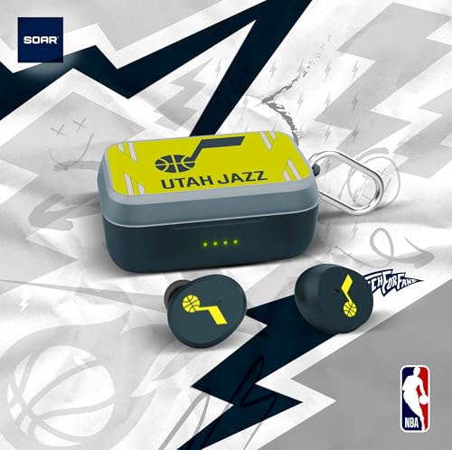 Image of SOAR NBA Wireless Sport Earbuds: Comfortable Fit & Convenient Charging