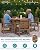 SERWALL Outdoor Dining Set for 4, HDPE Square Table and Chairs Set All Weather Patio Dining Set with 4 Classic Dining Chairs, 5-Piece Patio Dining Furniture for Deck, Brown