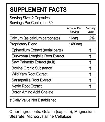 MaleMax Edge - Male Enlargement and Enhancement Pills - Fast Performance Enhancer for Men - Formula for Length, Girth and Stamina - 30 Day Supply