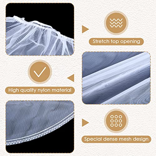 Windyun 60 Pcs Paint Strainer Bags 5 Gallon White Fine Mesh Filter Bag Disposable Paint Strainer Bag 5 Gallon Bucket Strainer With Elastic Top Opening Hydroponic Paint Filter Bag For Paint Gardening #TOP2